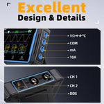 FNIRSI 2C53P Generatore di Segnali Multimetro 3 in 1