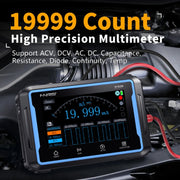 FNIRSI 2C53P Generatore di segnali multimetro per oscilloscopio digitale a schermo piatto a doppio canale 3 in 1, 2C53P