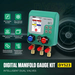 Misuratore di refrigerante elettronico per riparazione fluoro carica liquida manometro per vuoto automobilistico DUOYI DY523, 2pcs / Set, 11pcs / Set