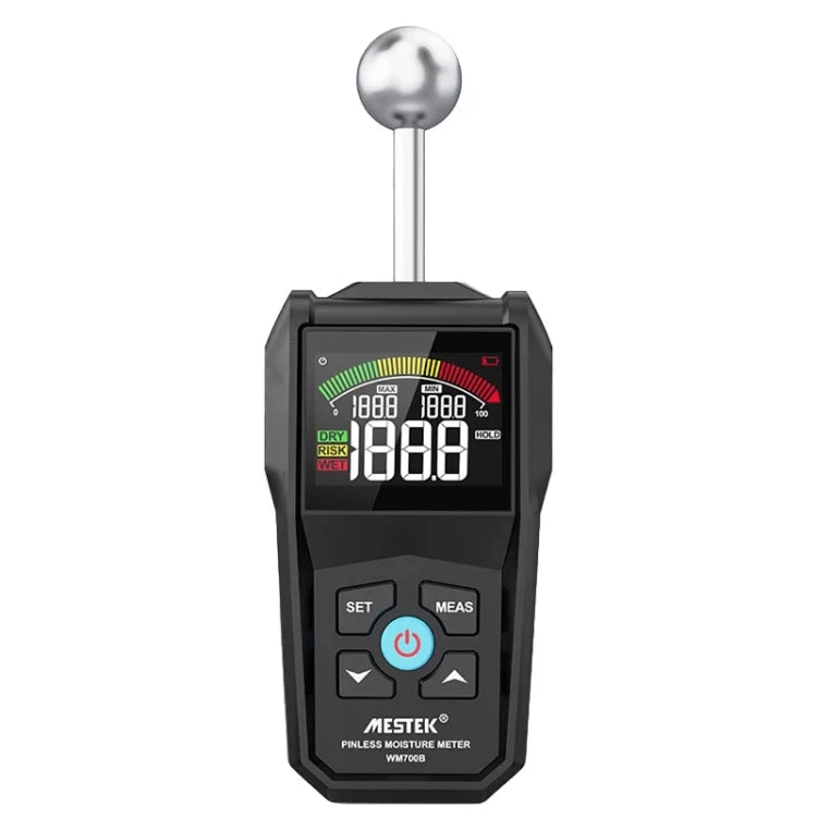 MESTEK WM700B Rilevatore di umidità del legno senza contatto con funzione di allarme schermo LCD