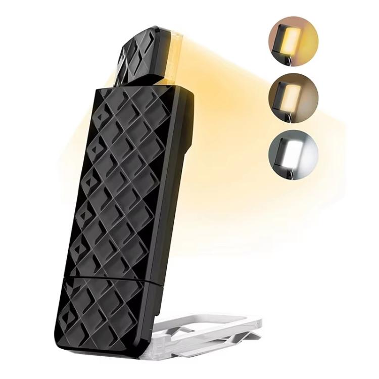 Lampada da lettura a clip ricaricabile USB, luce notturna a LED per la protezione degli occhi