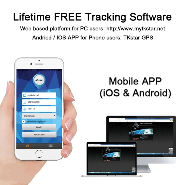 Localizzatore GPS antifurto per auto TKSTAR TK915 4G Quad Frequency Locator, 4G