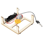 Modello di assemblaggio carosello elettrico Bambini Fai da te Scienza Tecnologia Produzione Giocattolo fatto in casa, Electrical Carousel