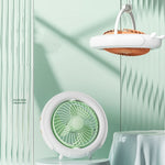 Ventilatore pieghevole da tavolo con luce notturna USB