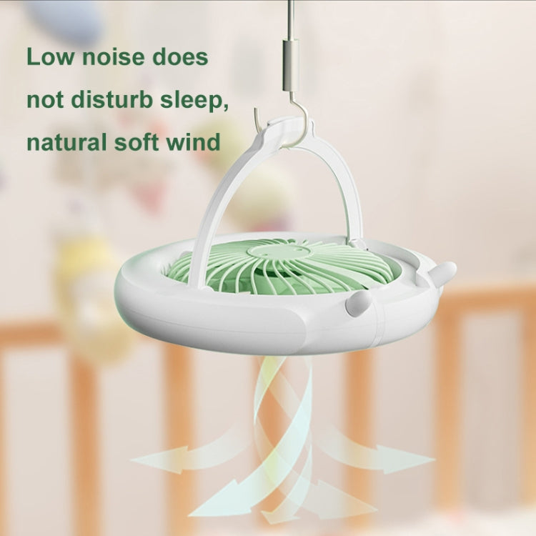 Ventilatore pieghevole da tavolo con luce notturna USB