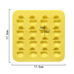 Stampo per cera lacca fuoco in silicone per cioccolato con anatra gialla carina, Yellow Duck
