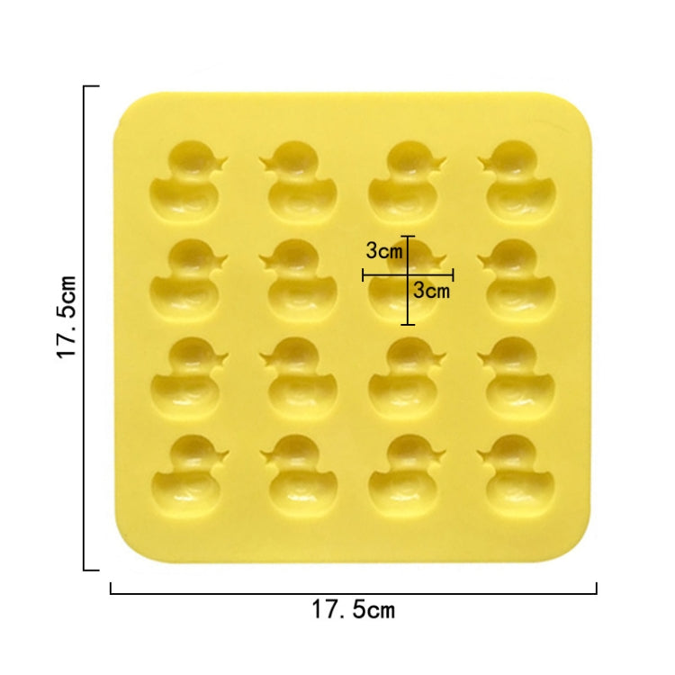 Stampo per cera lacca fuoco in silicone per cioccolato con anatra gialla carina, Yellow Duck