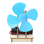 Kit di materiali per esperimenti di circuiti di fisica divertenti, fai da te, per bambini, fai da te, ventilatore elettrico, scienza, piccola invenzione