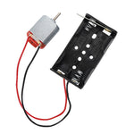 Kit di materiali per esperimenti di circuiti di fisica divertenti, fai da te, per bambini, fai da te, ventilatore elettrico, scienza, piccola invenzione