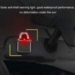Luce di blocco antifurto per atmosfera solare lampeggiante per auto