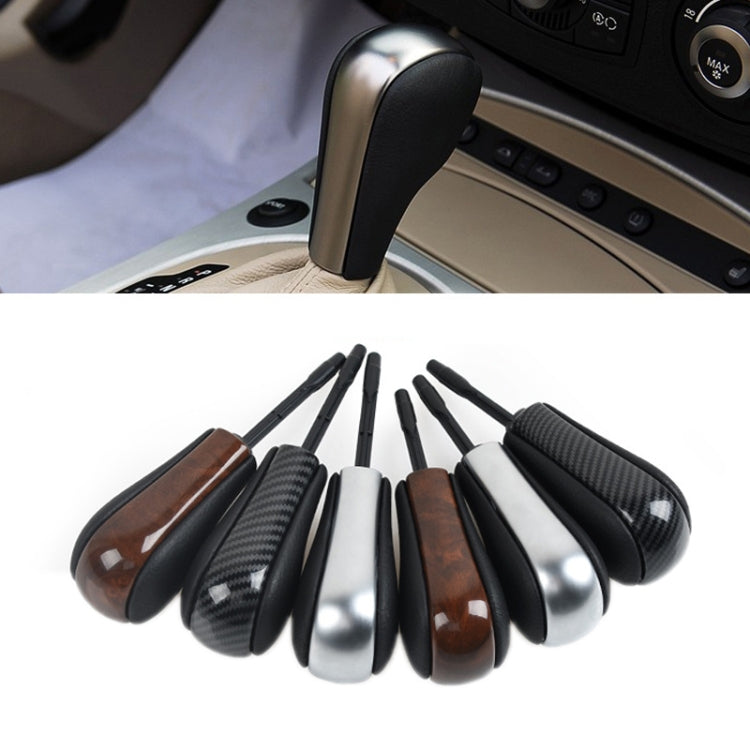 Per testa leva cambio telaio BMW E, universale per guida a destra e a sinistra, Short Rod Round Head, Long Rod Round Head, 1/3 Series Z4 Round Head Walnut, 1/3 Series Z4 Round Head Carbon Fiber Pattern, 1/3 Series Z4 Round Head Silver                  ...