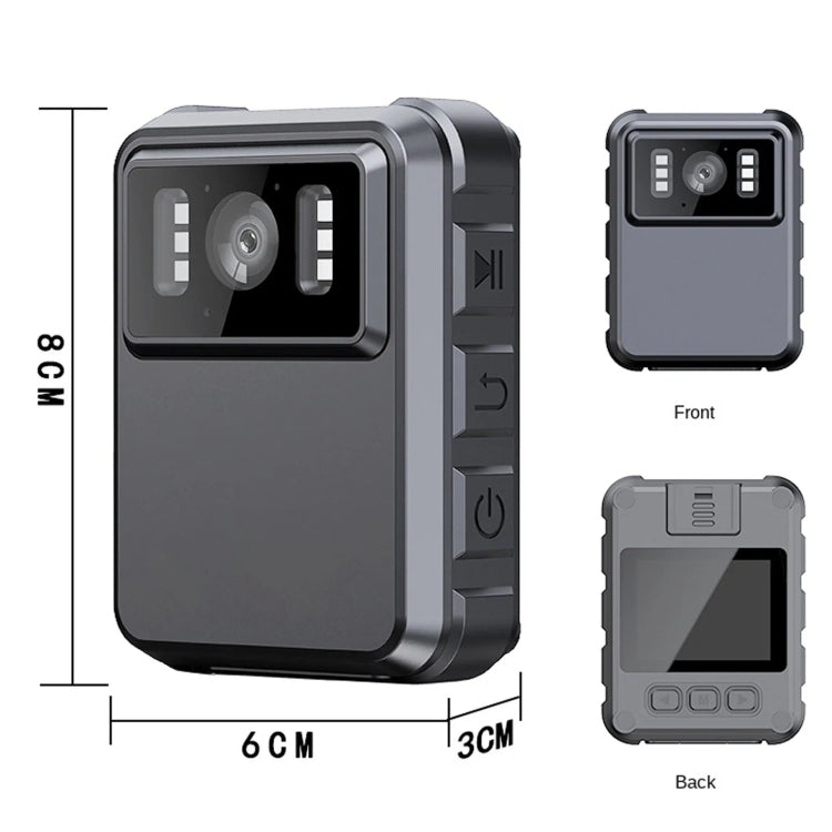 Videoregistratore portatile con schermo IPS 2" 1080P/2K WiFi