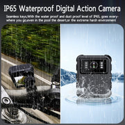 Videoregistratore con schermo IPS da 2,0 pollici con mini videocamere impermeabili IP65 con clip posteriore, L9 1080P, L9 2K WIFI Version