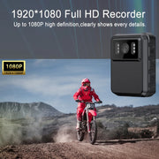Videoregistratore con schermo IPS da 2,0 pollici con mini videocamere impermeabili IP65 con clip posteriore, L9 1080P, L9 2K WIFI Version