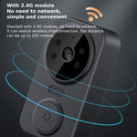 Campanello citofono visivo wireless 4,3" con visione notturna