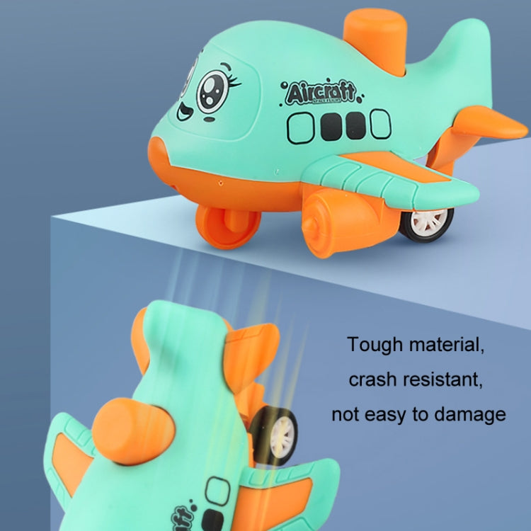 Giocattolo per bambini Pressa Cartoon Inertia Car Baby Giocattolo educativo per auto Regalo, Aircraft Purple, Aircraft Yellow, Aircraft Orange, Ship Purple, Ship Yellow, Ship Orange