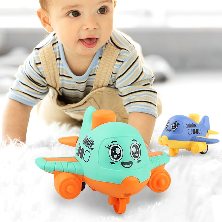 Giocattolo per bambini Pressa Cartoon Inertia Car Baby Giocattolo educativo per auto Regalo, Aircraft Purple, Aircraft Yellow, Aircraft Orange, Ship Purple, Ship Yellow, Ship Orange