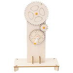 Attrezzatura Esperimento di fisica a tripla azione Kit materiale di trasmissione a velocità variabile Puzzle per bambini, Gear Triple Action