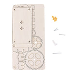 Attrezzatura Esperimento di fisica a tripla azione Kit materiale di trasmissione a velocità variabile Puzzle per bambini, Gear Triple Action