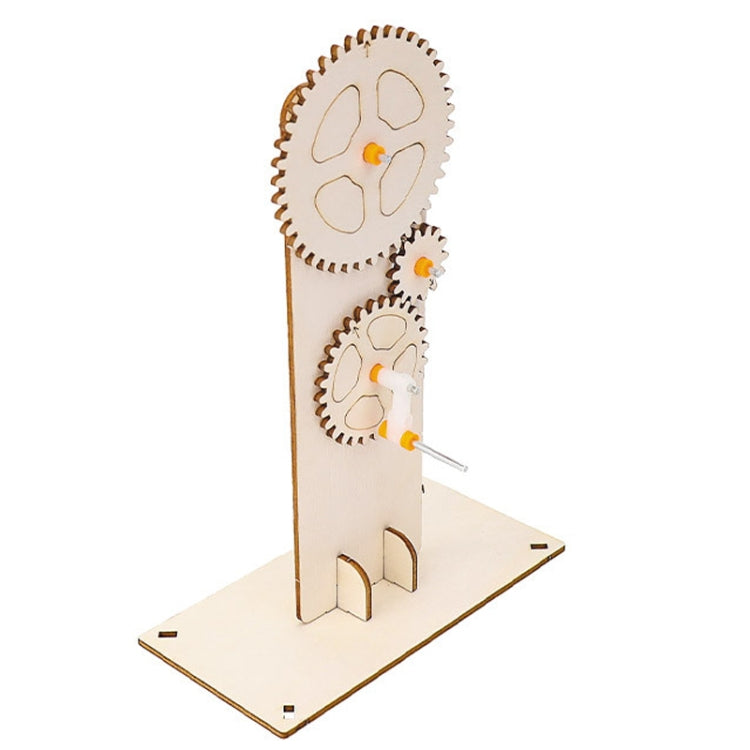 Attrezzatura Esperimento di fisica a tripla azione Kit materiale di trasmissione a velocità variabile Puzzle per bambini, Gear Triple Action