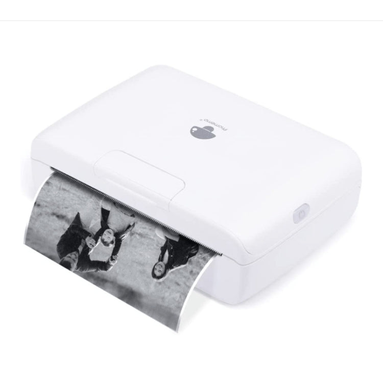 Supporto stampante termica Phomemo M04S Stampante senza inchiostro Bluetooth da 4 pollici con larghezza di stampa 300 dpi, White, Geen, Pink