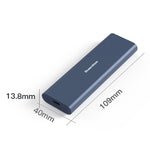 Blueendless M2815SN Box esterno SSD M.2 USB Type-C 3.1