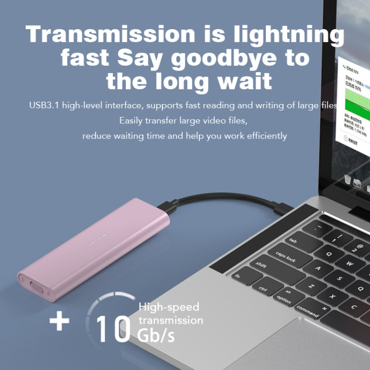 Blueendless M2815SN Box esterno SSD M.2 USB Type-C 3.1