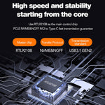 Blueendless M2815SN Box esterno SSD M.2 USB Type-C 3.1