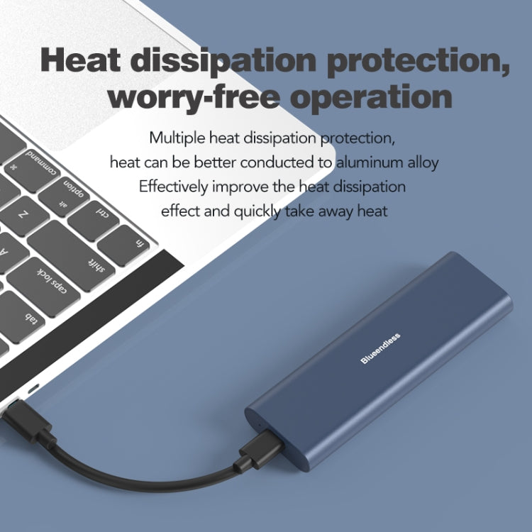 Blueendless M2815SN Box esterno SSD M.2 USB Type-C 3.1