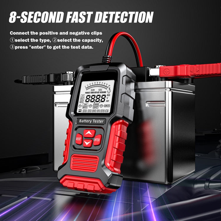 Tester di capacità di tensione della batteria per motociclette FOXSUR, Red