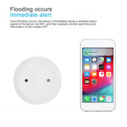 Rilevatore di perdite d'acqua Zigbee WiFi Sensore di allarme per acqua Supporto app Tuya / Google Assistant / Aleax / Yandex Alice, Zigbee WiFi