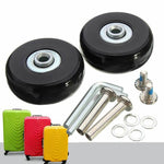 Ruote sostitutive per valigie e bagagli Ruote girevoli a basso rumore, 43mm x 18mm, 50mm x 18mm, 54mm x 18mm, 40 x 18mm