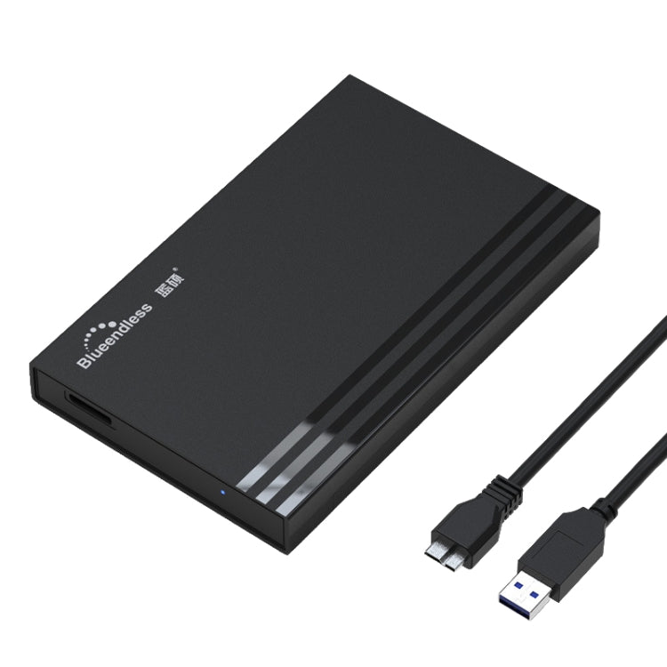 SSD esterno per laptop senza attrezzi Blueendless MR23S SATA da 2,5 pollici per disco rigido mobile, USB3.0, Type-C