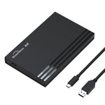 SSD esterno per laptop senza attrezzi Blueendless MR23S SATA da 2,5 pollici per disco rigido mobile, USB3.0, Type-C