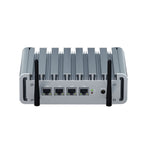 HYSTOU P09B-J4125-4L 8 GB DDR4 + 128 GB SSD Computer industriale Percorso morbido da mini console server HTPC multi-rete 2.5G, With EU Adapter, With US Adapter, With UK Adapter