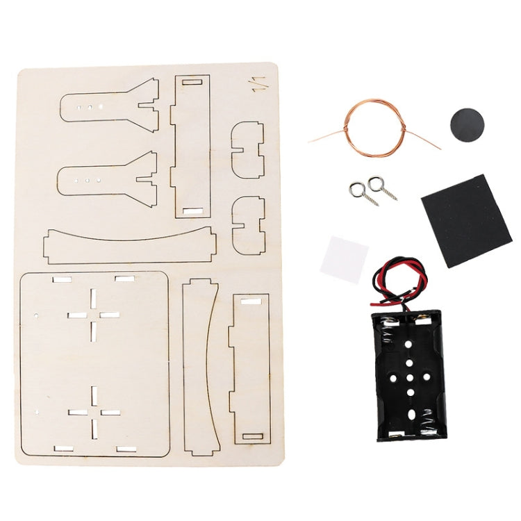 Kit di materiali per esperimenti scientifici con bobina elettromagnetica fatti a mano per alunni con motori CC fai-da-te