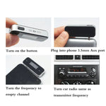 FM-01 Trasmettitore FM audio musicale da 3,5 mm Mini lettore MP3 per auto wireless, FM-01