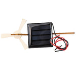 Tecnologia per elicotteri solari fai-da-te Modello di aereo assemblato in legno per bambini di piccola produzione, DIY Solar Helicopter