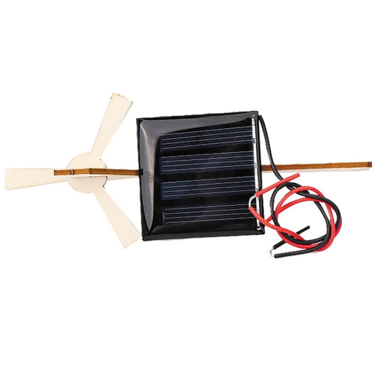 Tecnologia per elicotteri solari fai-da-te Modello di aereo assemblato in legno per bambini di piccola produzione, DIY Solar Helicopter