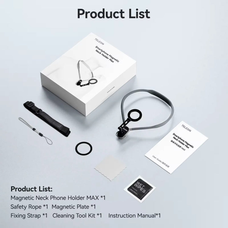TELESIN MNM-002 Supporto magnetico per smartphone