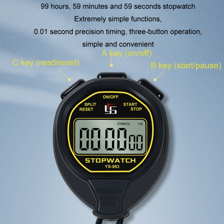 Cronometro elettronico impermeabile da competizione YS, YS803