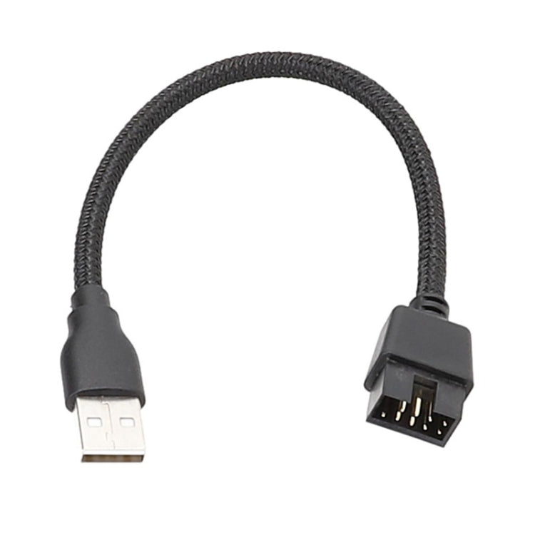 Cavo adattatore USB-A maschio a 9 pin della scheda madre integrato per dati RGB e porta U esterna, USB-A Male To 9Pin