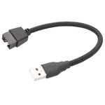 Cavo adattatore USB-A maschio a 9 pin della scheda madre integrato per dati RGB e porta U esterna, USB-A Male To 9Pin