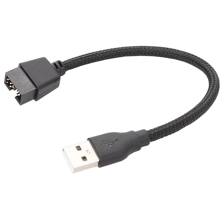 Cavo adattatore USB-A maschio a 9 pin della scheda madre integrato per dati RGB e porta U esterna, USB-A Male To 9Pin