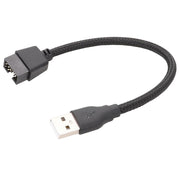 Cavo adattatore USB-A maschio a 9 pin della scheda madre integrato per dati RGB e porta U esterna, USB-A Male To 9Pin