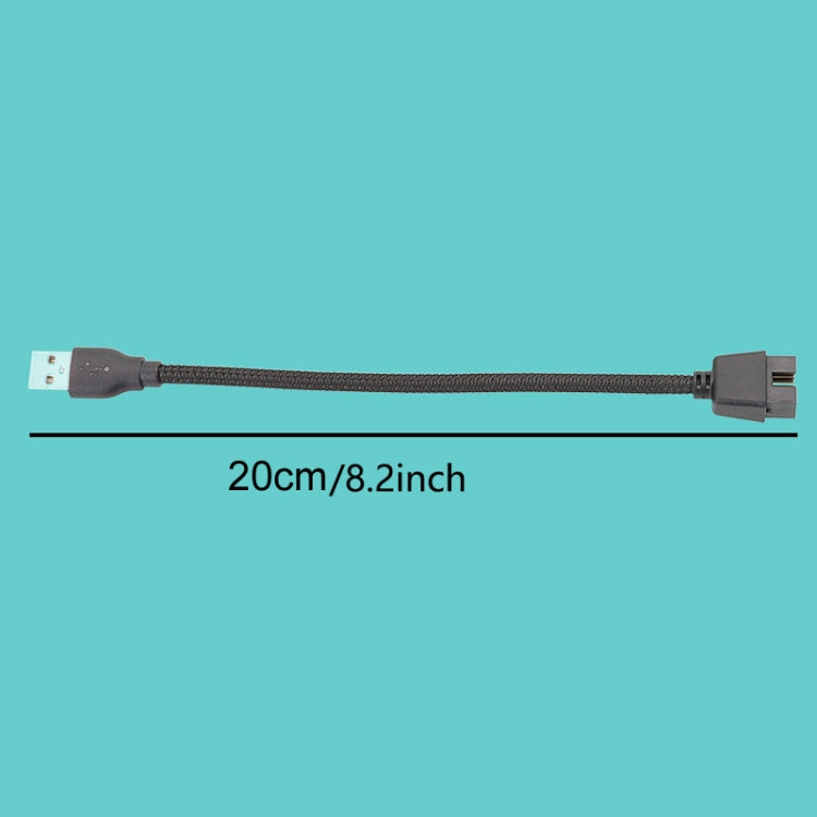 Cavo adattatore USB-A maschio a 9 pin della scheda madre integrato per dati RGB e porta U esterna, USB-A Male To 9Pin