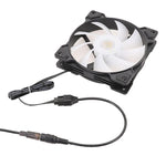 Adattatore di alimentazione DC5521 al cavo della ventola a 4 pin per custodia del computer da 12 V, DC5521 To 12V 4Pin