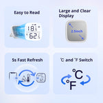 Sensore intelligente LCD 2,5" SONOFF SNZB-02D Zigbee