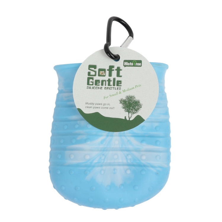 Histotree Pet Spazzola per la pulizia delle zampe del cane multifunzionale con tazza per il lavaggio dei piedi, Small (Pink), Small (Purple), Small (Blue), Large (Pink), Large (Purple), Large (Blue)