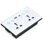 Presa smart con interruttore e doppia porta USB Tipo C